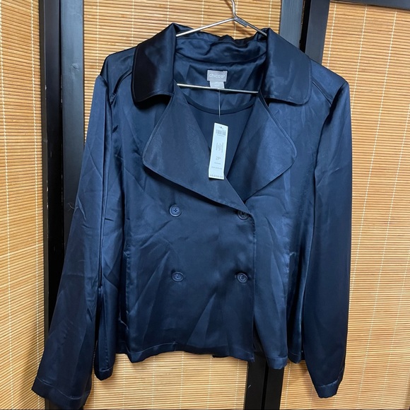 Petite Double-Breasted Washer Jacket - Picture 5 of 11